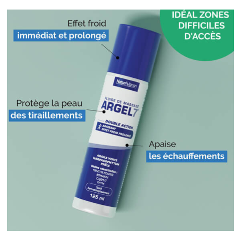 Argel 7 - Fluide de massage articulaire en spray NaturAvignon - 2