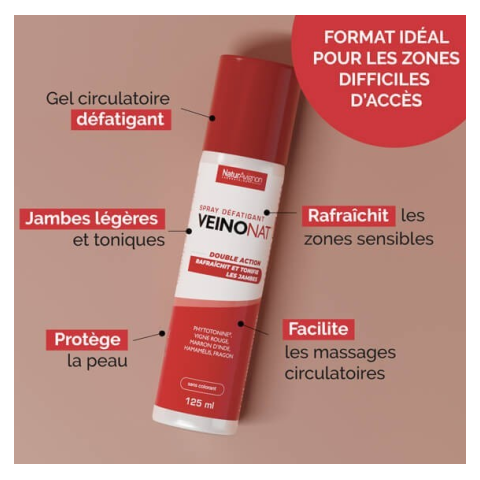 Veinonat Spray : défatigant et rafraîchissant pour les jambes NaturAvignon - 2