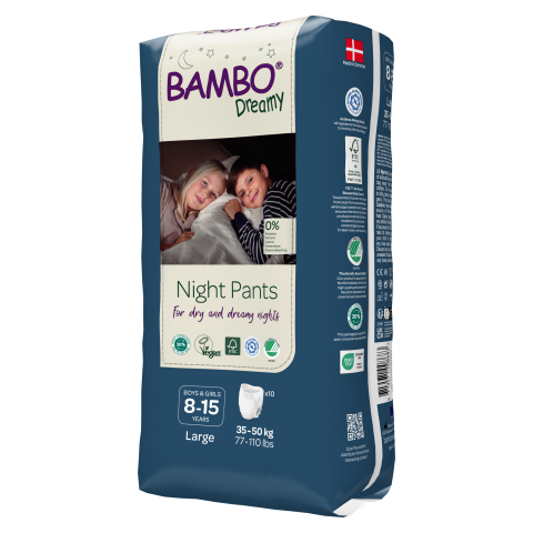 Abena Bambo Dreamy 8-15 ans 35 à 50 kg Mixte - Couches culottes énurésie Abena BAMBO Nature - 2
