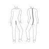 Grenouillère manches et jambes longues coton Grenouillère manches et jambes longues coton