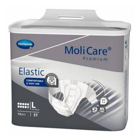 Couches adulte - Hartmann MoliCare Elastic M - 10 Gouttes