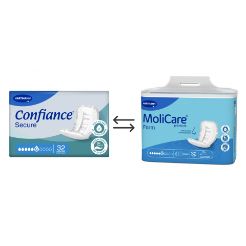Confiance Secure 6 gouttes - Protection urinaire anatomique Hartmann Confiance - 1