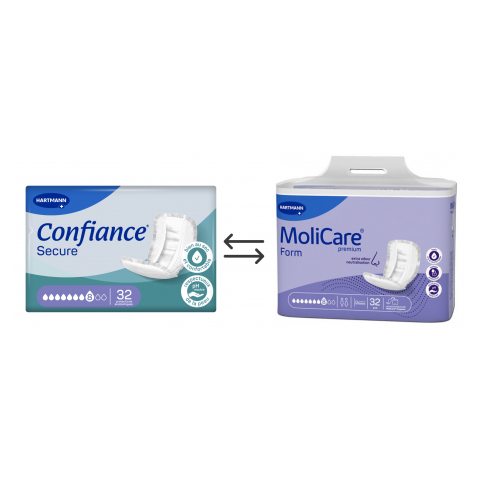 Confiance Secure 8 gouttes - Protection urinaire anatomique Hartmann Confiance - 1
