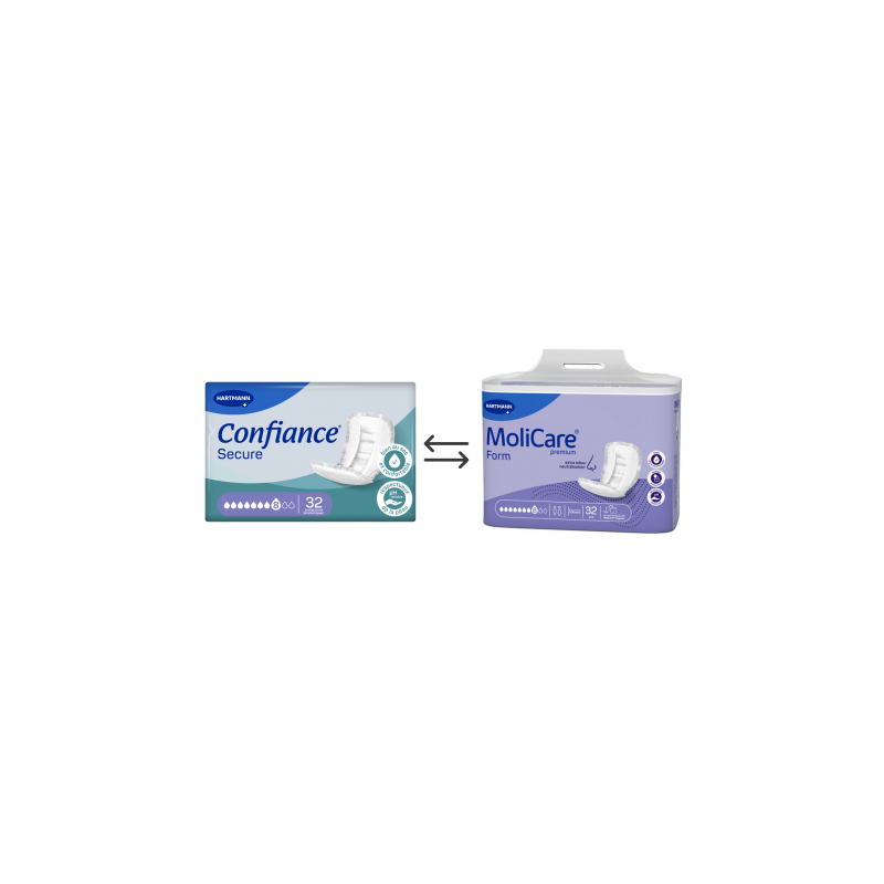 Confiance Secure 8 gouttes - Protection urinaire anatomique Hartmann Confiance - 1
