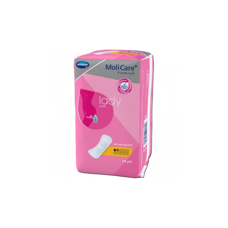 Protection urinaire femme - MoliCare Premium Lady 1,5 gouttes - 1 Protection urinaire femme - MoliCare Premium Lady 1,5 gouttes - 1