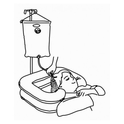 Bac à shampoing avec douchette LCM - 1