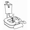 Bac à shampoing avec douchette LCM - 1