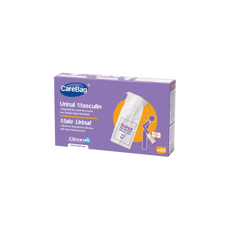 Sac Urinal masculin Care Bag - 1 Sac Urinal masculin Care Bag - 1