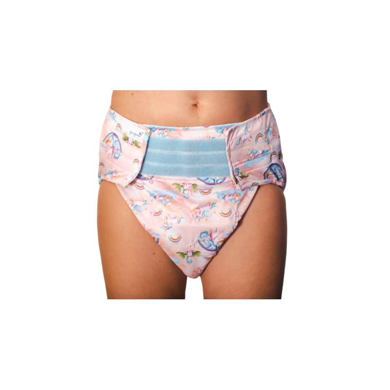 Couche lavable adulte Licorne - Pupus Pupus - 1 Couche lavable adulte Licorne - Pupus Pupus - 1