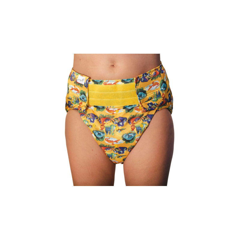 Couche lavable adulte Dragons - Pupus Pupus - 1 Couche lavable adulte Dragons - Pupus Pupus - 1