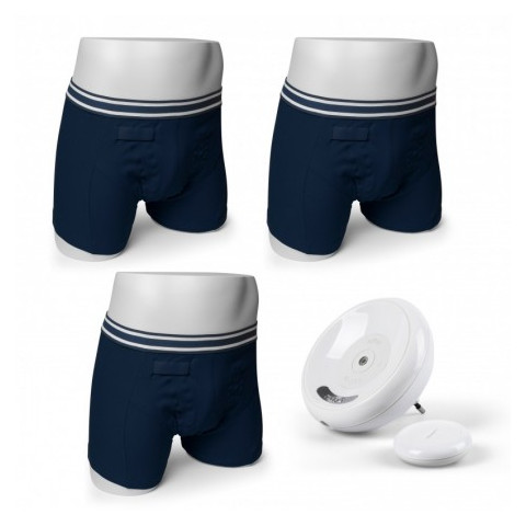 Lot de 3 boxers garçon + alarme stop pipi sans fil Rodger