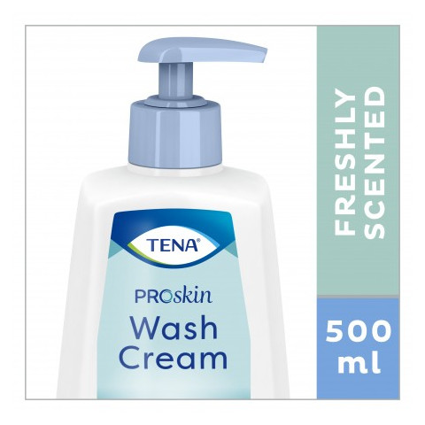 Crème lavante - TENA Wash Cream ProSkin - 500 ml (flacon ) Tena Wash - 1