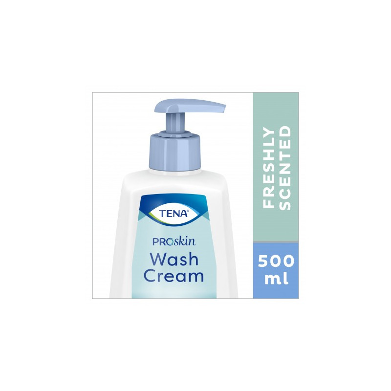 Crème lavante - TENA Wash Cream ProSkin - 500 ml (flacon ) Tena Wash - 1 Crème lavante - TENA Wash Cream ProSkin - 500 ml (flacon ) Tena Wash - 1