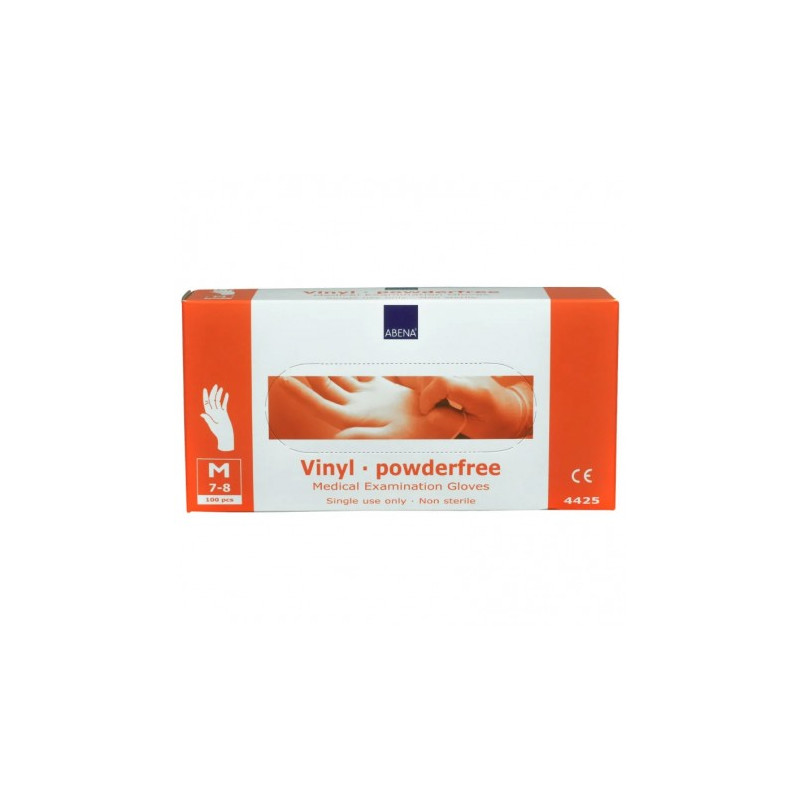 Gants Vinyle non poudré transparent - Taille 7/8 Gants Vinyle non poudré transparent - Taille 7/8