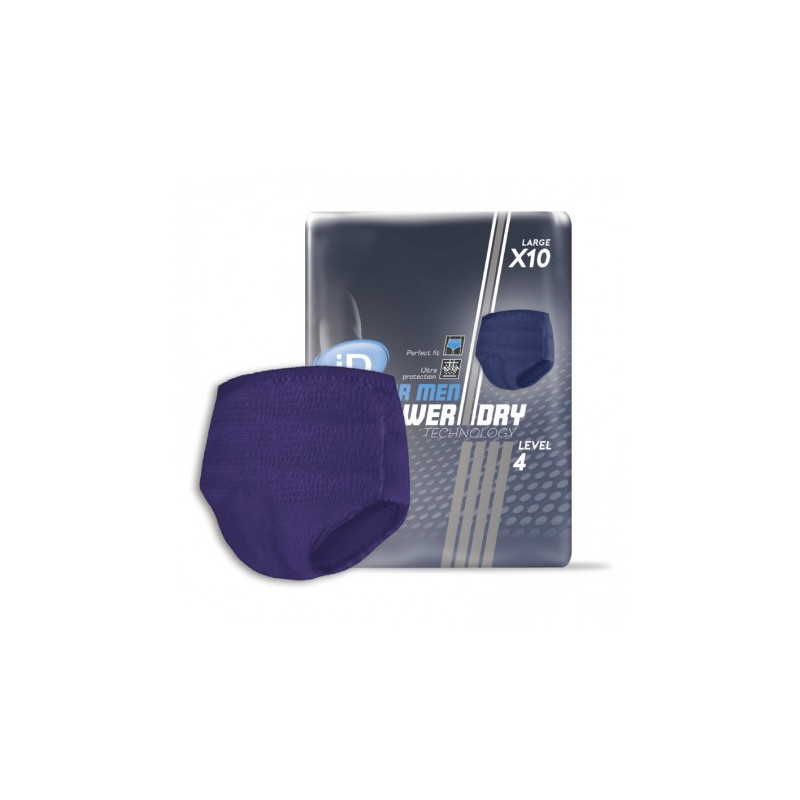 Protection urinaire homme - iD For Men Pants Level 4 - L Ontex ID For Men - 1