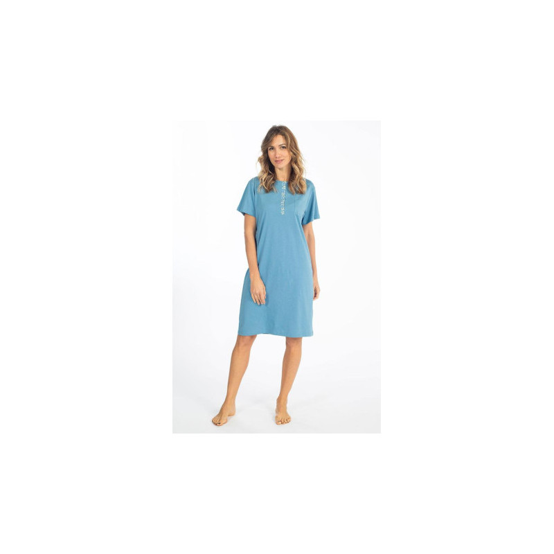 Chemise de nuit en Coton - 4 boutons - L'Age d'Or