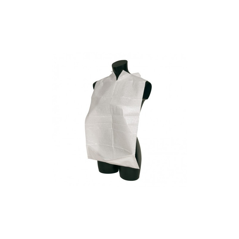 Bavoir adulte, imperméable, avec poche réversible Bavoir adulte, imperméable, avec poche réversible