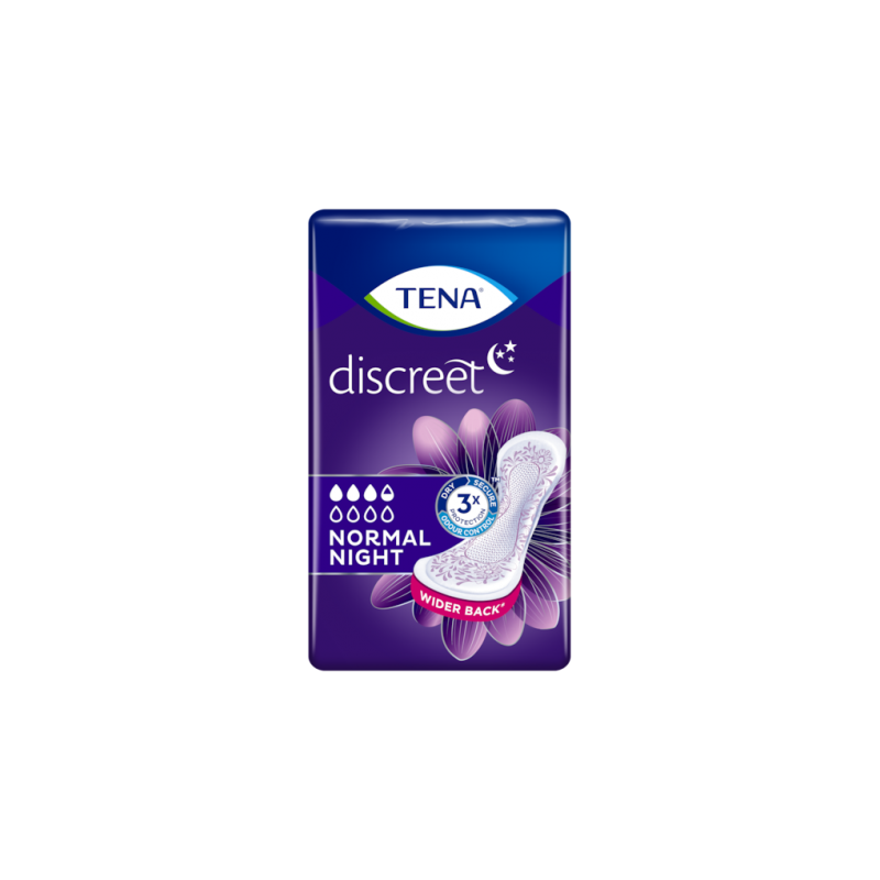 Protection urinaire femme - TENA Discreet Normal Night Tena Lady - 1