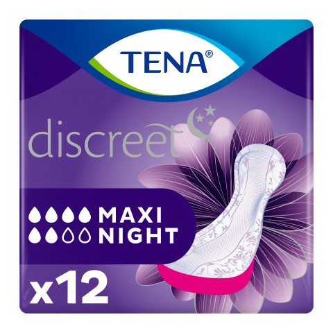 Protection urinaire femme - TENA Discreet Maxi Night Tena Lady - 1