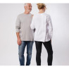 Benefactor - tee-shirt manches longues - ouverture arrière avec boutons-pression Benefactor - tee-shirt manches longues - ouverture arrière avec boutons-pression