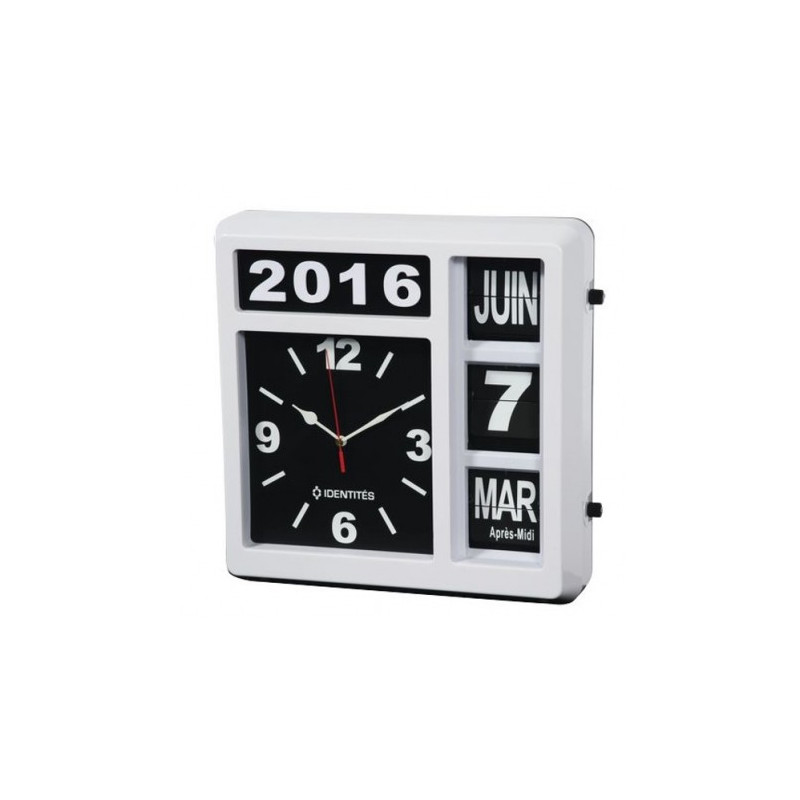 Horloge calendrier classic 2 - Affichage date et heure Identités - 1 Horloge calendrier classic 2 - Affichage date et heure Identités - 1