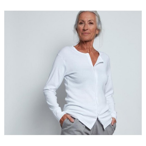 Tee-Shirt Mixte - manches longues ouverture devant aimants - Benefactor Benefactor - 2
