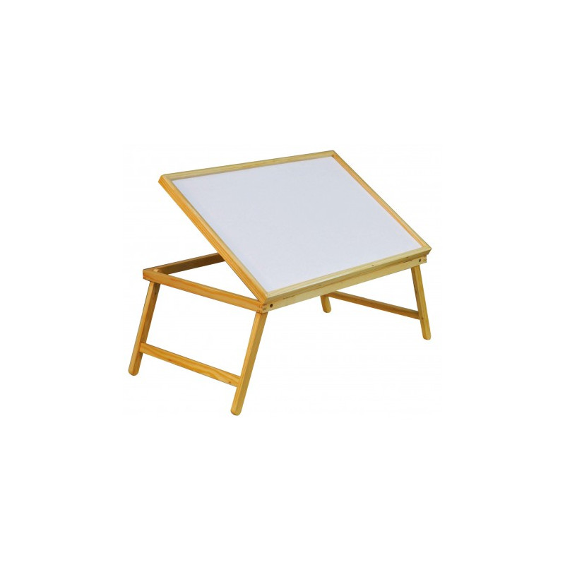 Plateau de lit en bois pliable et inclinable - 1 Plateau de lit en bois pliable et inclinable - 1