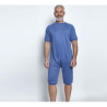Pyjama grenouillère manches et jambes courtes interlock imprimé - Benefactor Benefactor - 1 Pyjama grenouillère manches et jambes courtes interlock imprimé - Benefactor Benefactor - 1