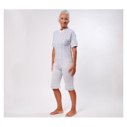 Pyjama grenouillère manches et jambes courtes interlock imprimé - Benefactor Benefactor - 2