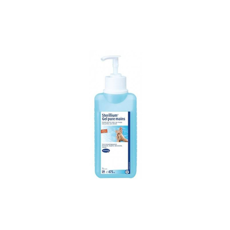 Gel Hydroalcoolique antibactérien Stérilium de Hartmann - 475ml Gel Hydroalcoolique antibactérien Stérilium de Hartmann - 475ml