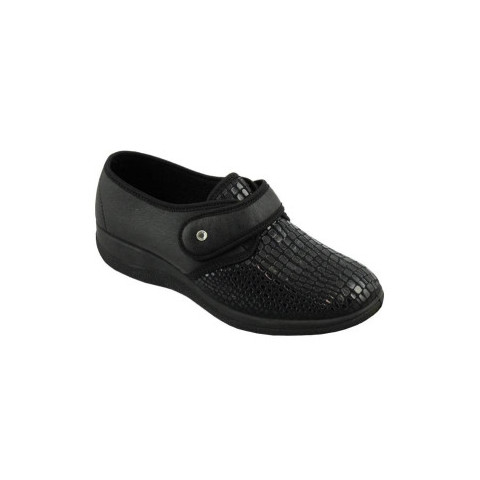 Chaussures avec velcro noires - Femme L'âge d'or - 1