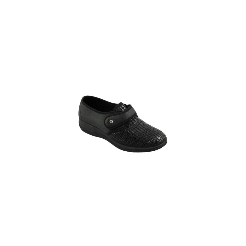 Chaussures avec velcro noires - Femme L'âge d'or - 1