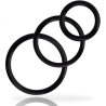 ADDICTED TOYS SET ANILLOS PENE NEGRO ADDICTED TOYS - 2