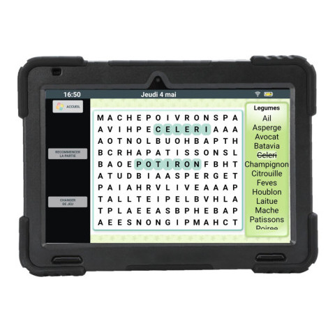 Facilotab - Tablette XXL 13,3 pouces - WiFi 128 Go - Android 13  - 2