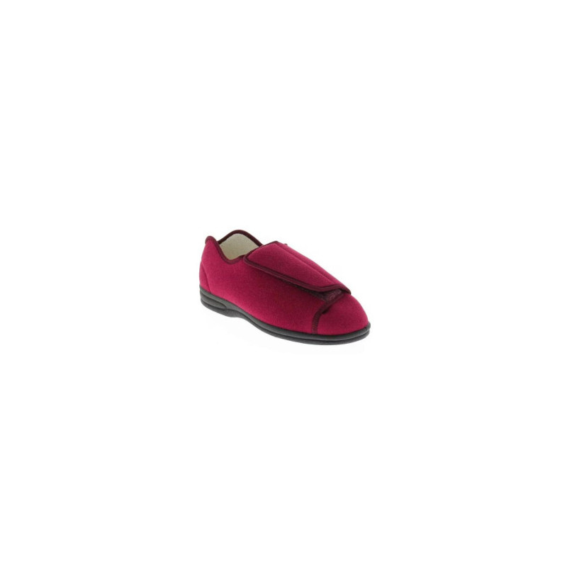 Chaussons grande ouverture rouge - Femme L'âge d'or - 1 Chaussons grande ouverture rouge - Femme L'âge d'or - 1