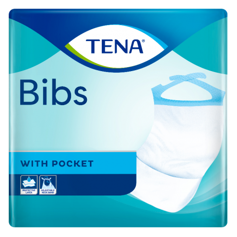 Bavoirs Adultes à poche (3plis) - TENA Bib Tena Bib - 1