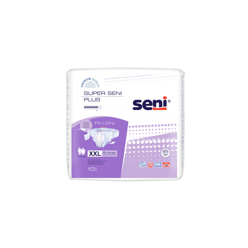 Couches adulte - Seni Super Plus XXL Super Seni - 4 Couches adulte - Seni Super Plus XXL Super Seni - 4
