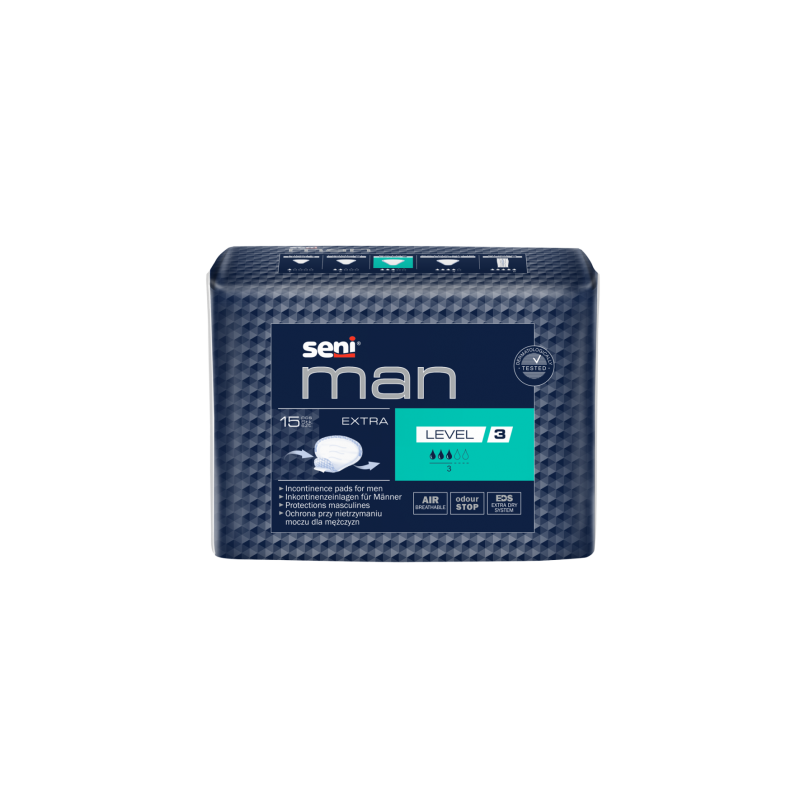 Seni Man Extra Level 3 - Protection urinaire homme Seni Man - 1 Seni Man Extra Level 3 - Protection urinaire homme Seni Man - 1