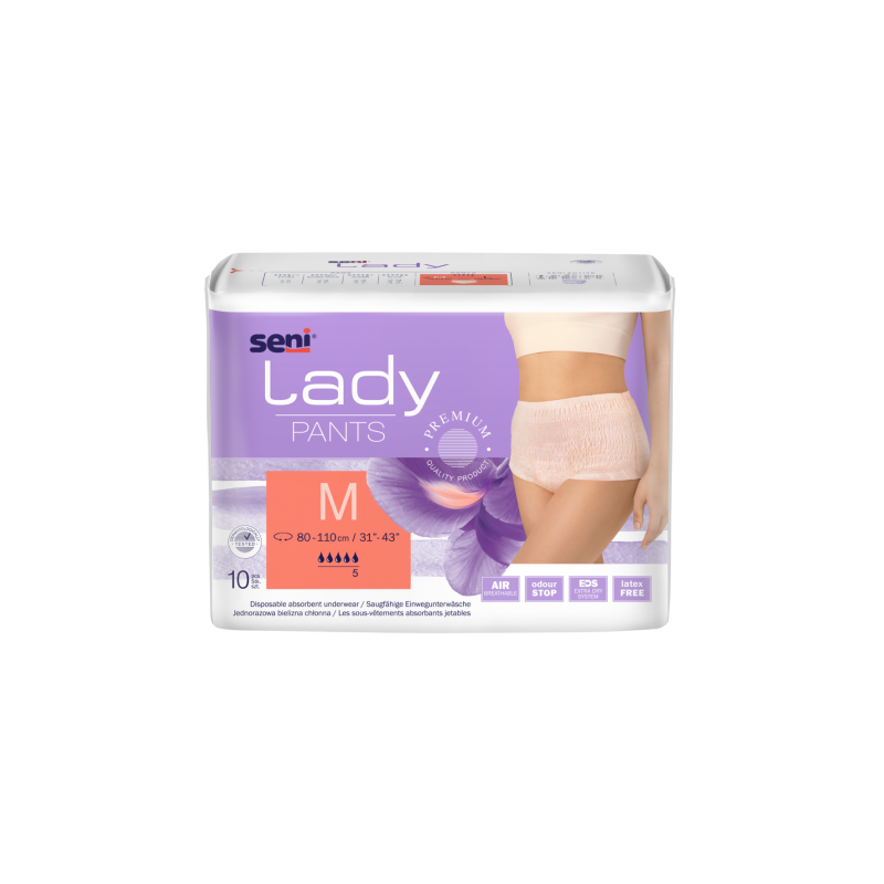Seni Lady Pants M - Protection urinaire homme - 1 Seni Lady Pants M - Protection urinaire homme - 1