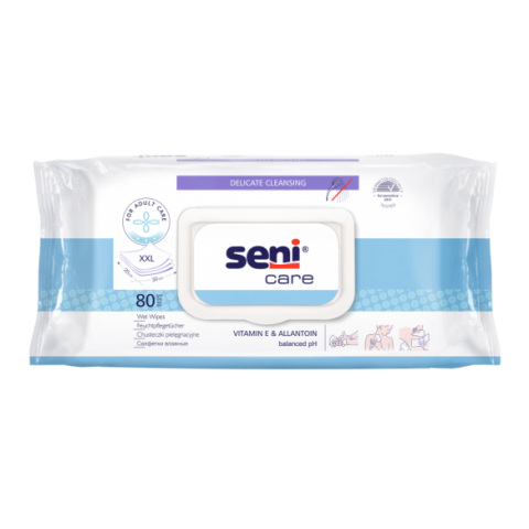 Seni Care - Lingettes de soin imprégnées - 80 pièces Seni Care - 1