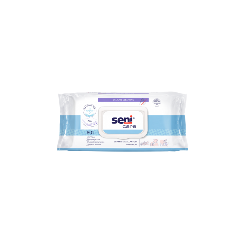 Seni Care - Lingettes de soin imprégnées - 80 pièces Seni Care - 1