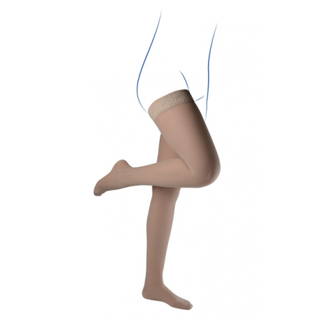 Venoflex Bas-Cuisse Simply Coton Fin C2 Thuasne - 1