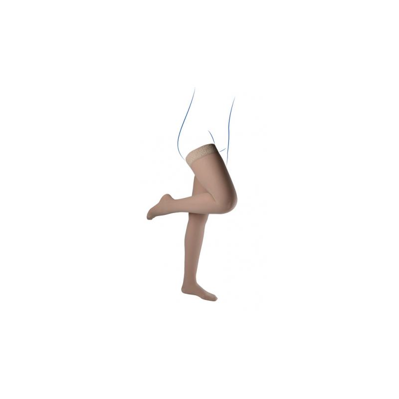 Venoflex Bas-Cuisse Simply Coton Fin C2 Thuasne - 1