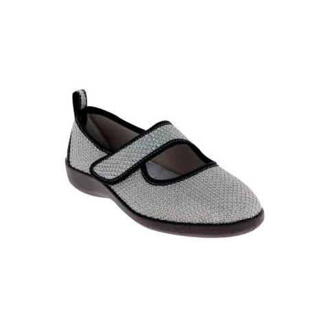 Chaussures avec velcro gris - Femme L'âge d'or - 1