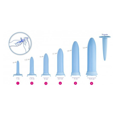 Dilatateurs vaginaux Velvi - kit complet Soft Velvi - 2
