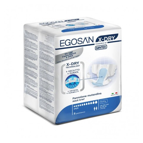 Couches Adulte - Egosan Slip - L X-DRY Egosan Slip - 1