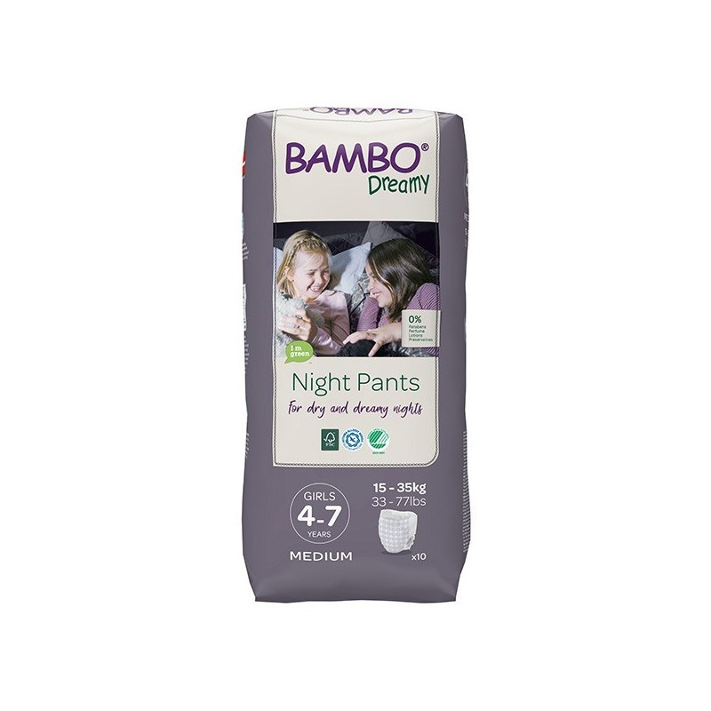 Abena Bambo Dreamy fille 4-7 ans - 15 à 35 kg - Couches culottes énurésie