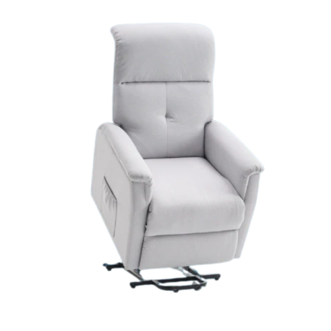 SENEA - Fauteuil releveur Léon - 1 moteur - Gamme éco - Gris clair