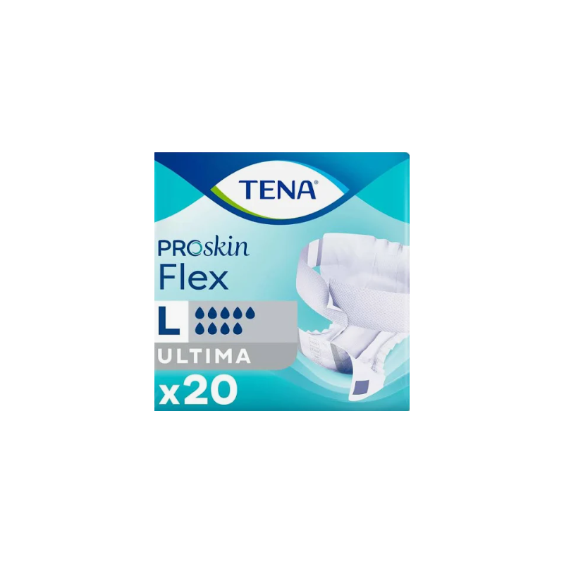 Tena Flex ProSkin Ultima L - Couche adulte à ceinture Tena Flex ProSkin Ultima L - Couche adulte à ceinture
