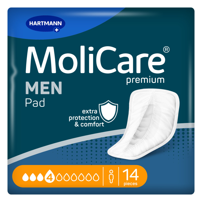 Hartmann Molicare Premium Men Pad 4 Gouttes - Protection urinaire homme pas cher | Senior Médical Hartmann Molicare Premium Men Pad 4 Gouttes - Protection urinaire homme pas cher | Senior Médical